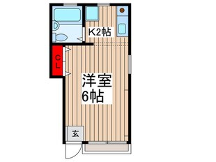 ハミングバ－ド市川の物件間取画像